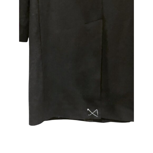 Michael Kors Mens Overcoat 46L Wool Cashmere Single Breasted Trench Coat Jacket - Picture 7 of 11